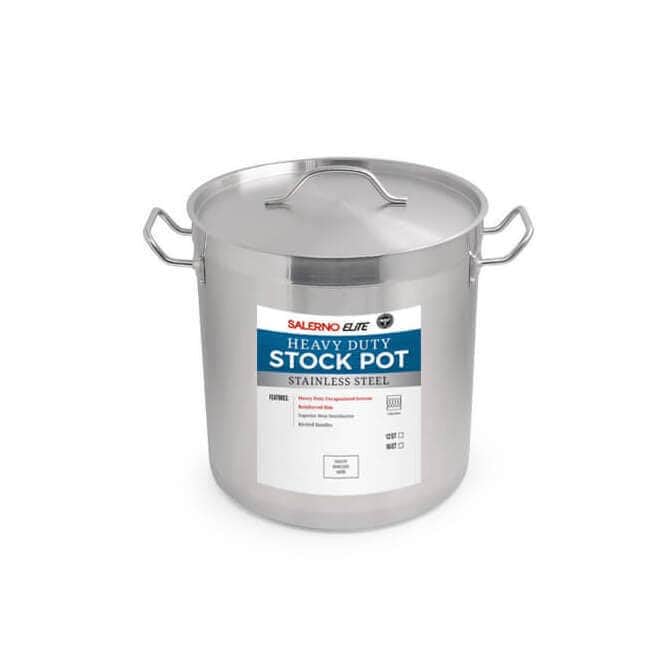 40 Qt Stainless Steel Stock Pot with Cover S276389