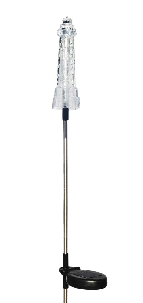 Solar Powered Lighthouse Garden Stake Light Q269510