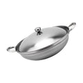 Stainless Steel Double Handle Cooking Pot with Lid T841834