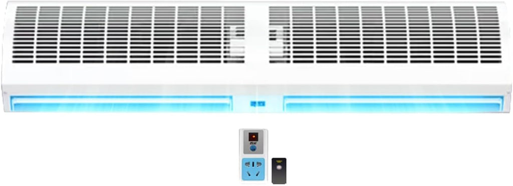 Wall-Mounted Air Curtain Fan with Remote Control W667677