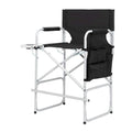 26" Tall Black Folding Directors Chair J36632