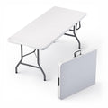 6 Feet Foldable Table with Steel Legs Q258082