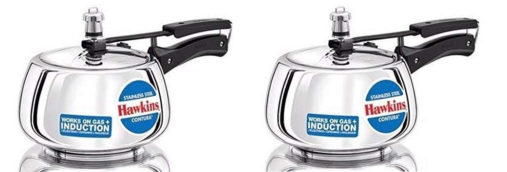 Stainless Steel Pressure Cooker Set of 2 S141811