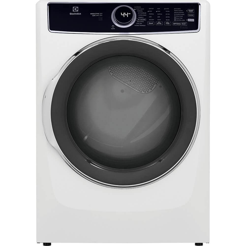 White 8 cu. ft. Vented Front Load Stackable Electric Dryer Z58142