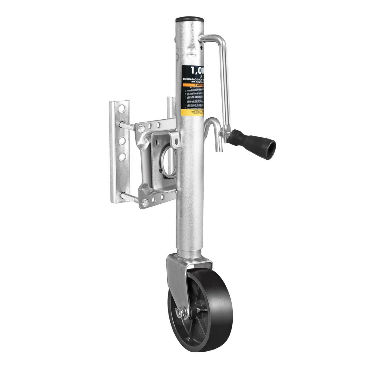 1000 lbs Heavy Duty Swivel Trailer Jack with Wheel H205