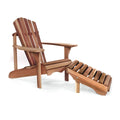 Adirondack Cedar Patio Chair & Ottoman E680