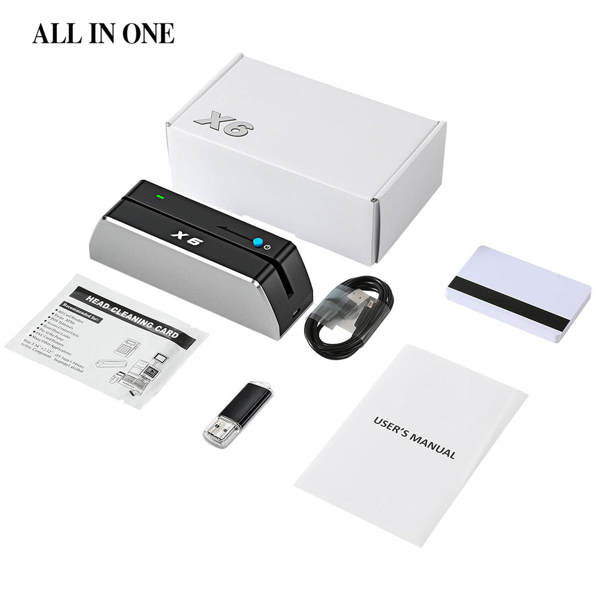 USB Magnetic Card Reader Writer Encoder Q1178