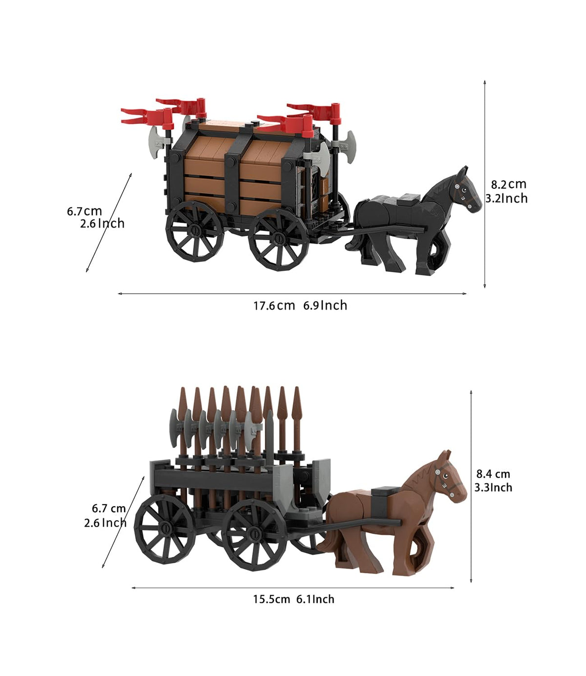 Medieval Carriage Building Blocks B222