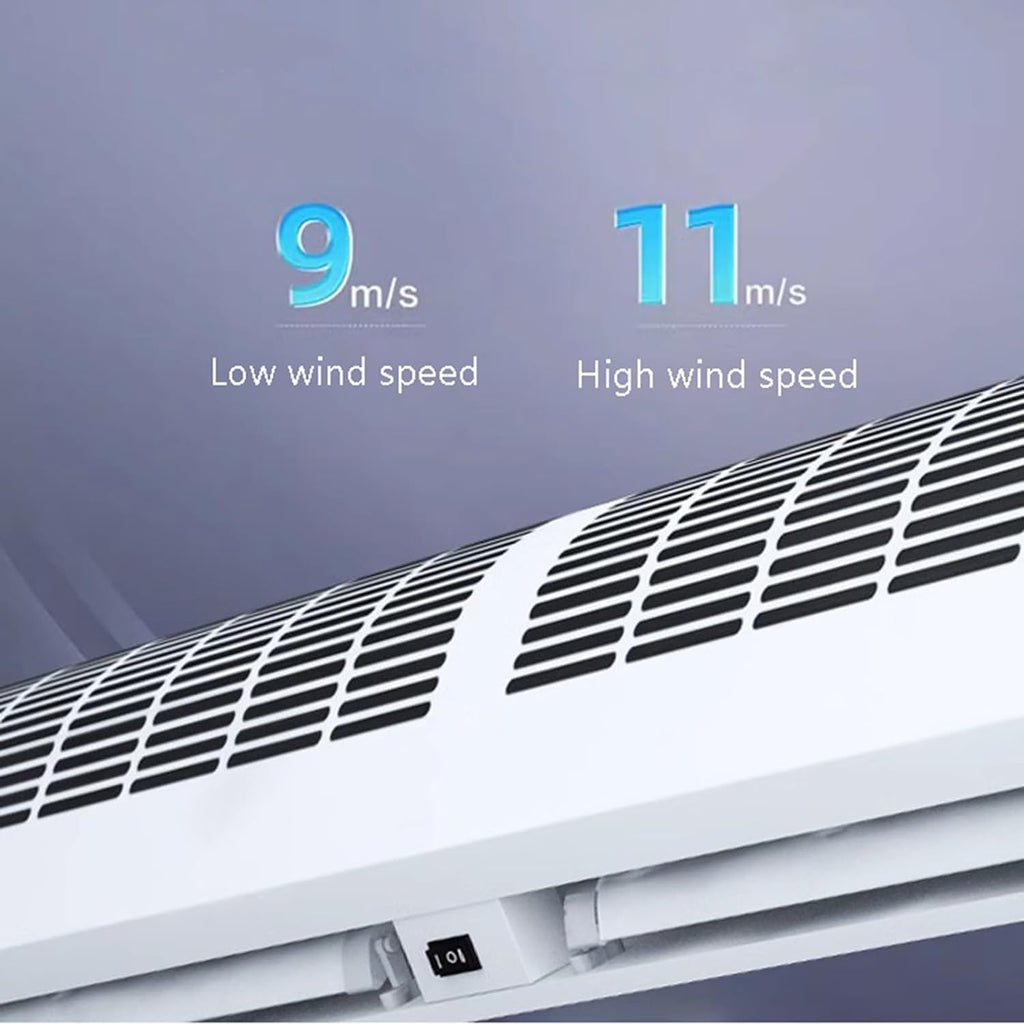 Wall-Mounted Air Curtain Fan with Remote Control W667677