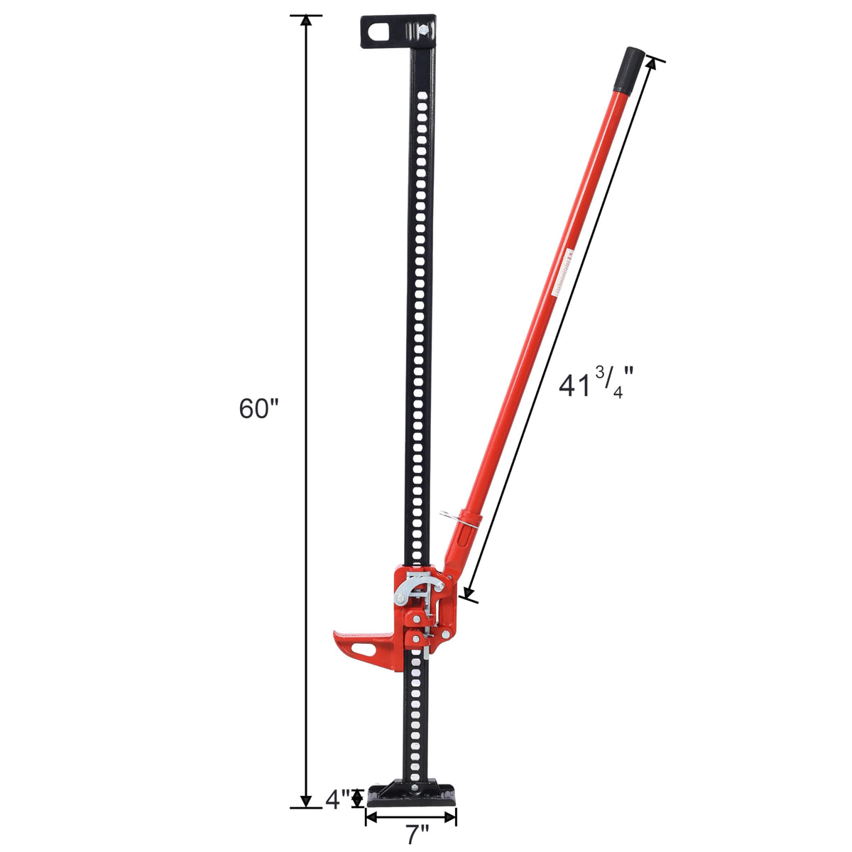 60" 7000 lbs Capacity Red Utility Farm Jack K59066
