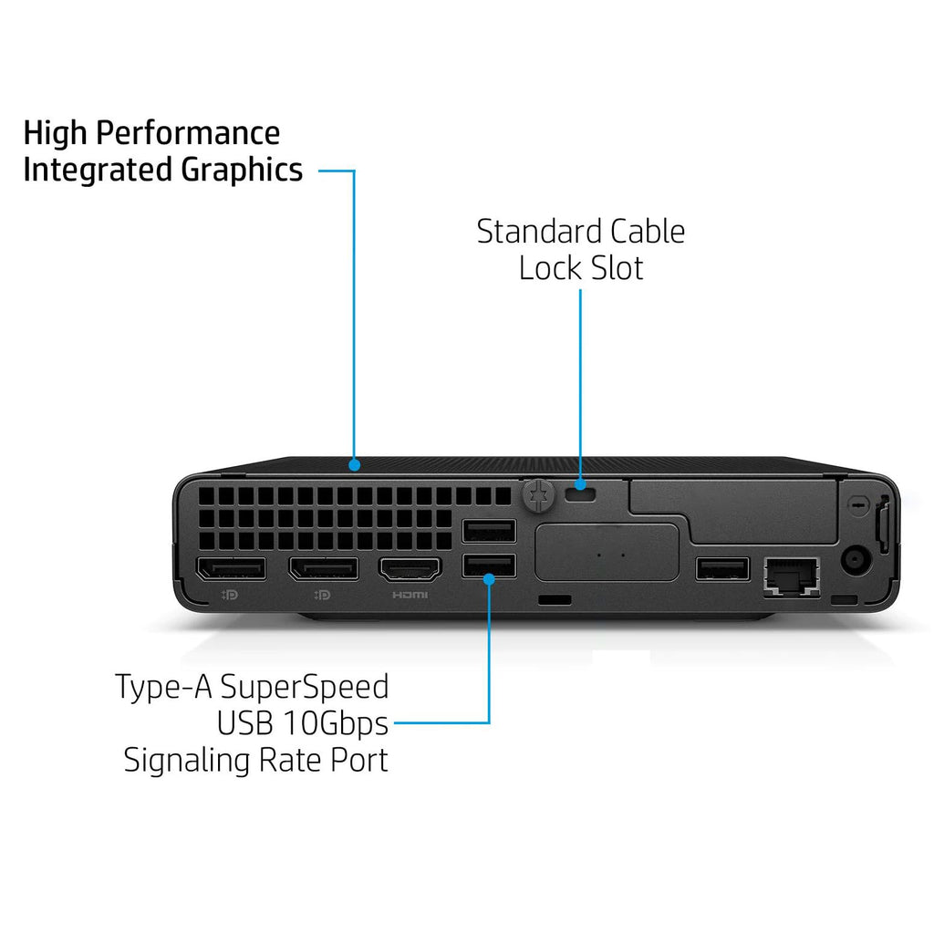 Intel i7 16GB DDR5 512GB SSD Windows 11 Pro Compact Desktop Computer Y95719