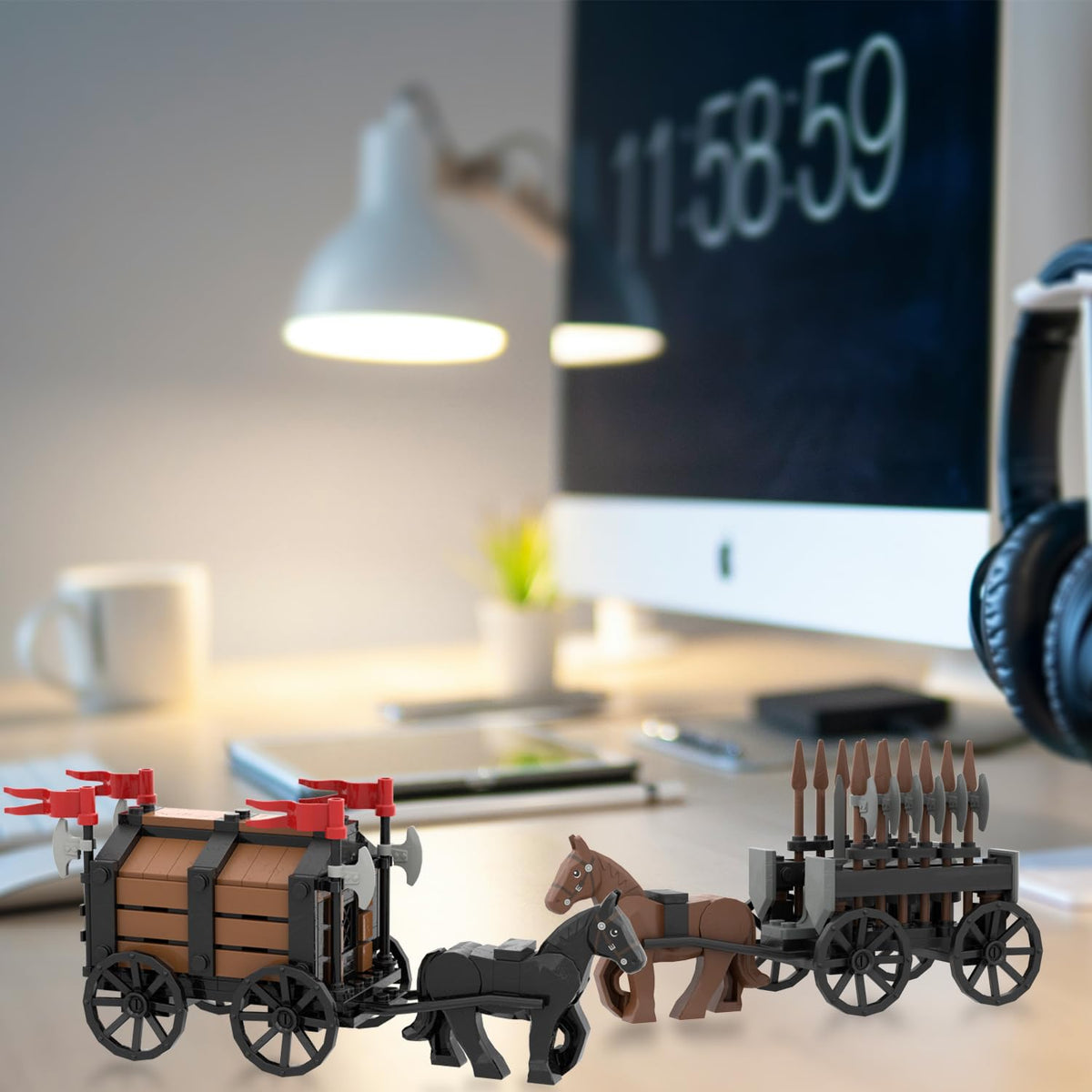 Medieval Carriage Building Blocks B222