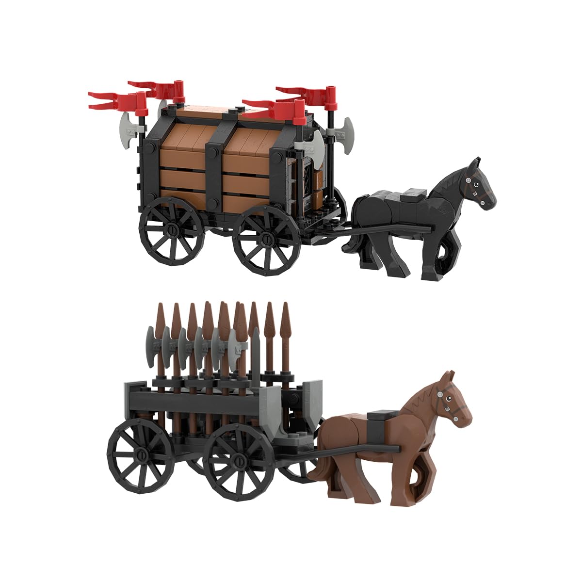 Medieval Carriage Building Blocks B222