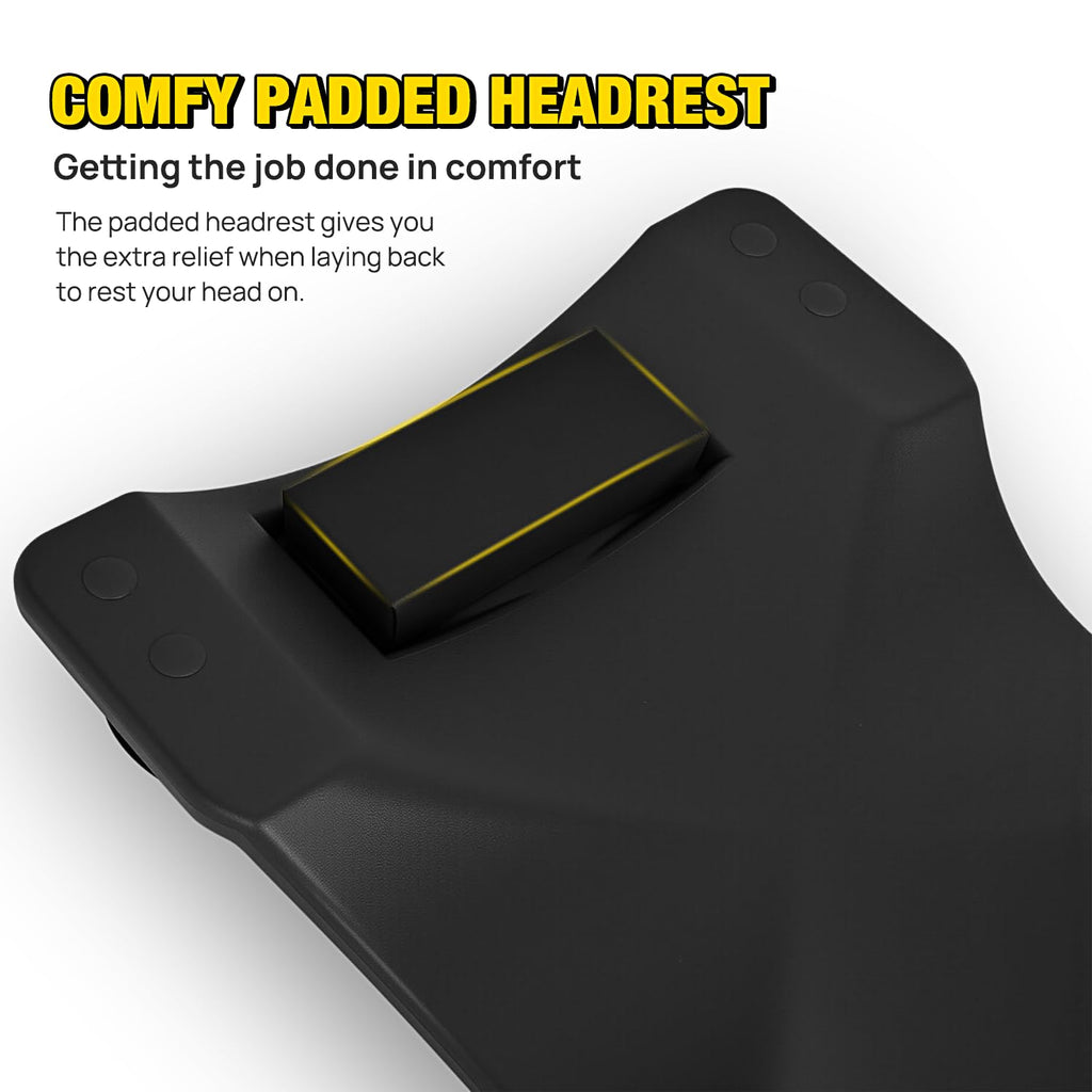 40" Mechanic Plastic Creeper with Padded Headrest Y9208