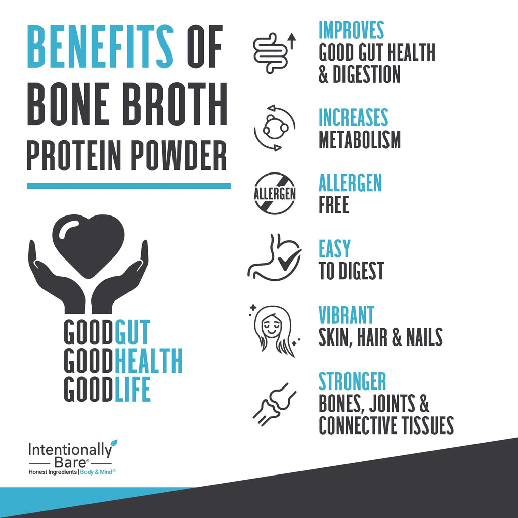 Grass-fed Vanilla Bone Broth Protein Powder 16.5oz W2463