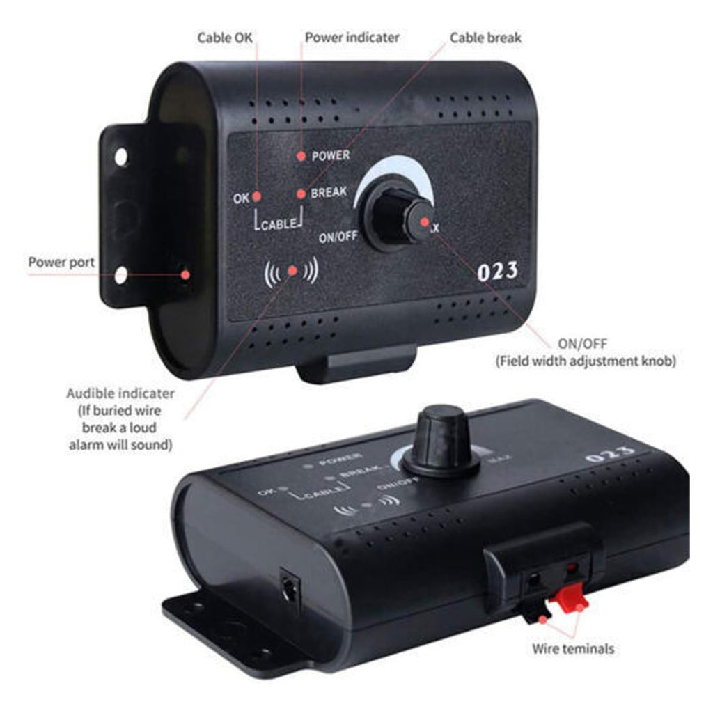 Electronic Dog Fence, In-ground/Aboveground Pet Containment System, Waterproof Training Collar M30190