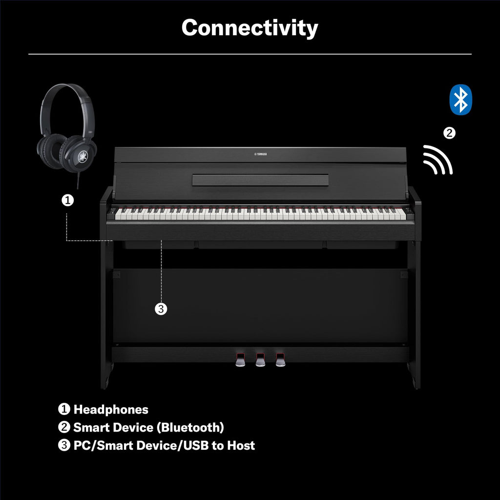 Black 88-Key Weighted Digital Piano J966437