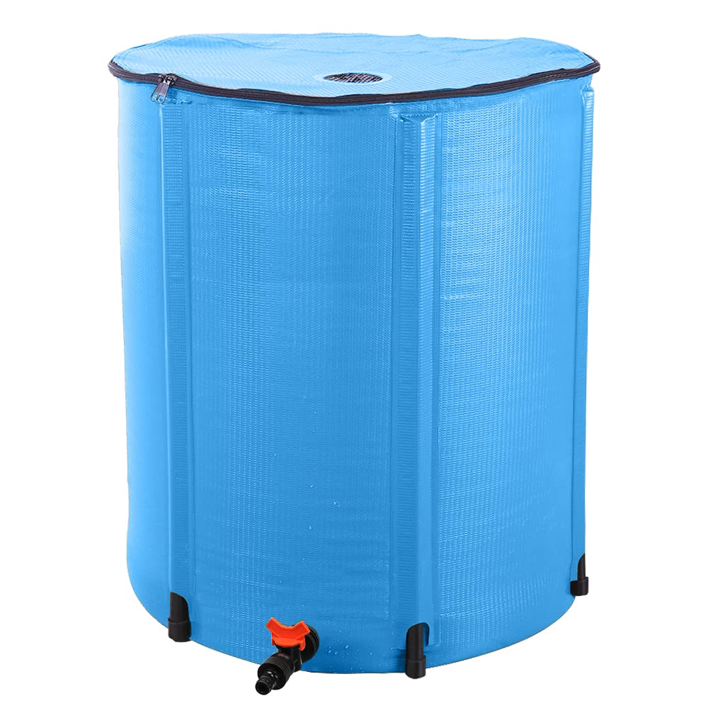 50 Gallon Blue Collapsible Rain Barrel O6292