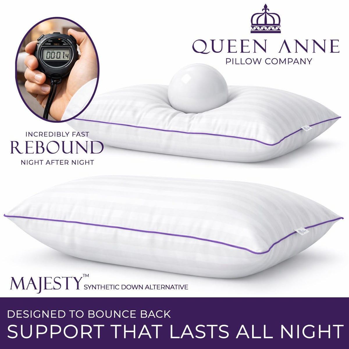 King Size Bed Pillows Set of 2 M6775