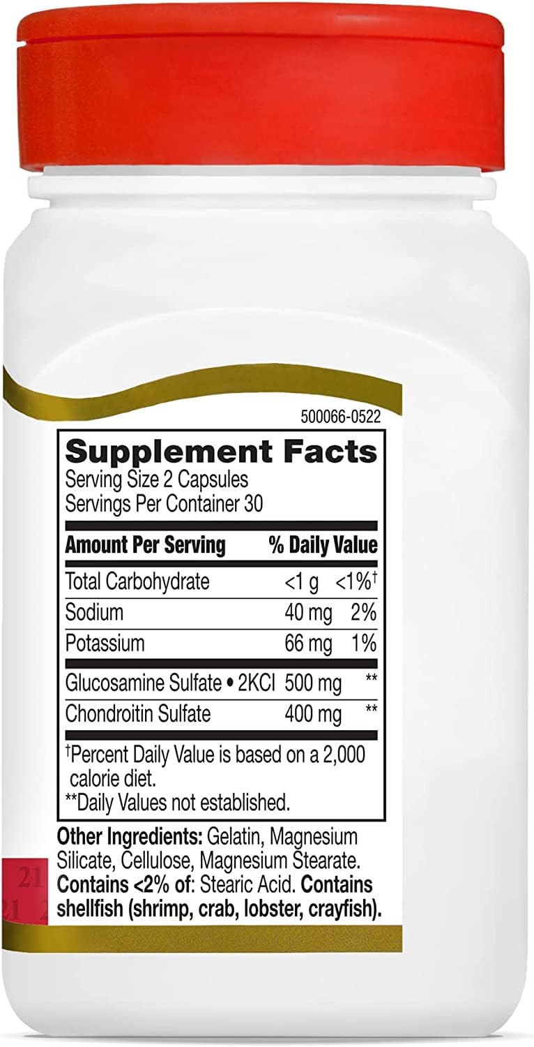 Glucosamine Chondroitin Capsules, 60ct S62499