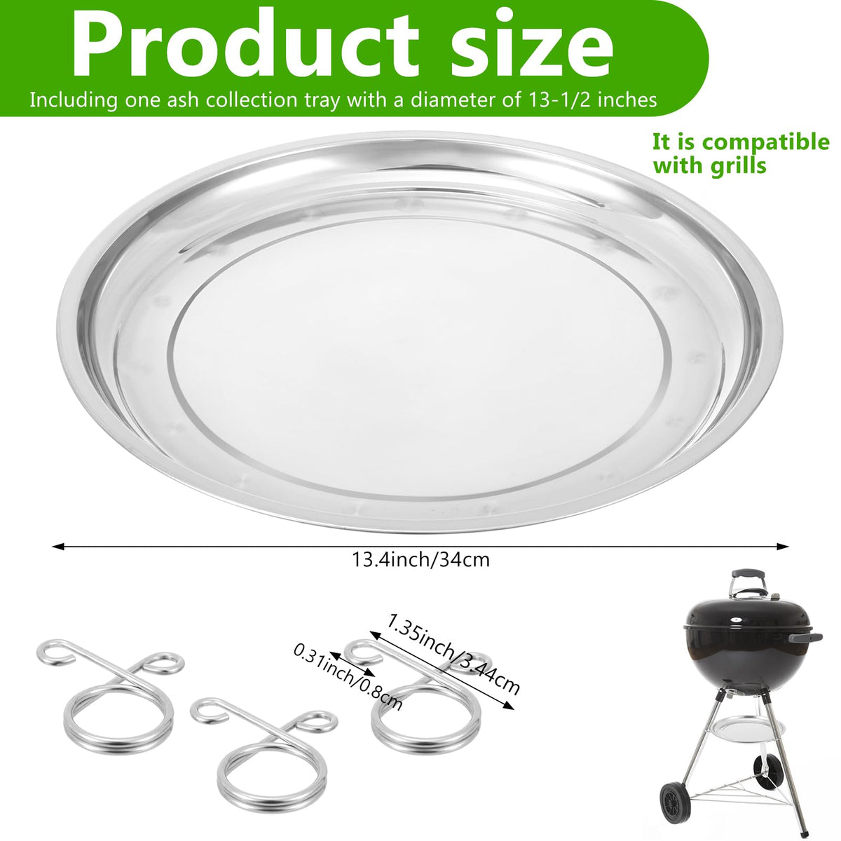 Charcoal Grill Ash Catcher Pan U351