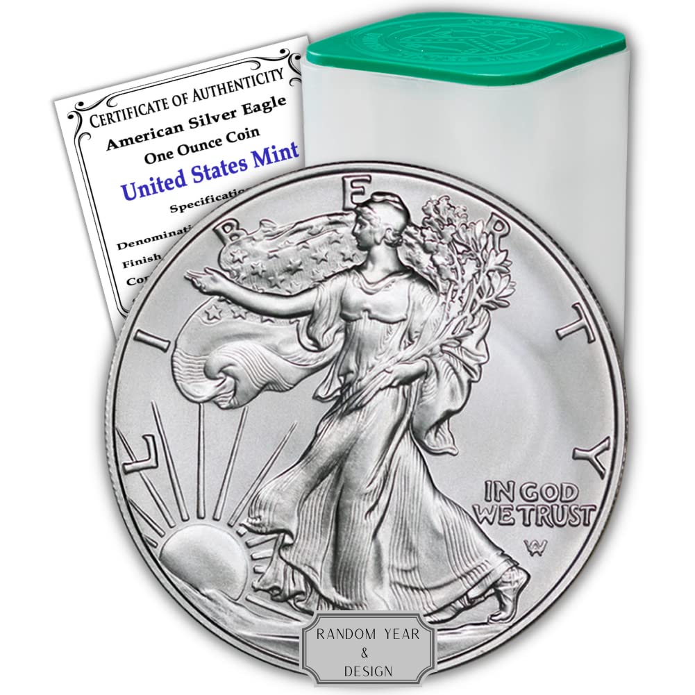 10 1 oz American Silver Eagles Coins O156