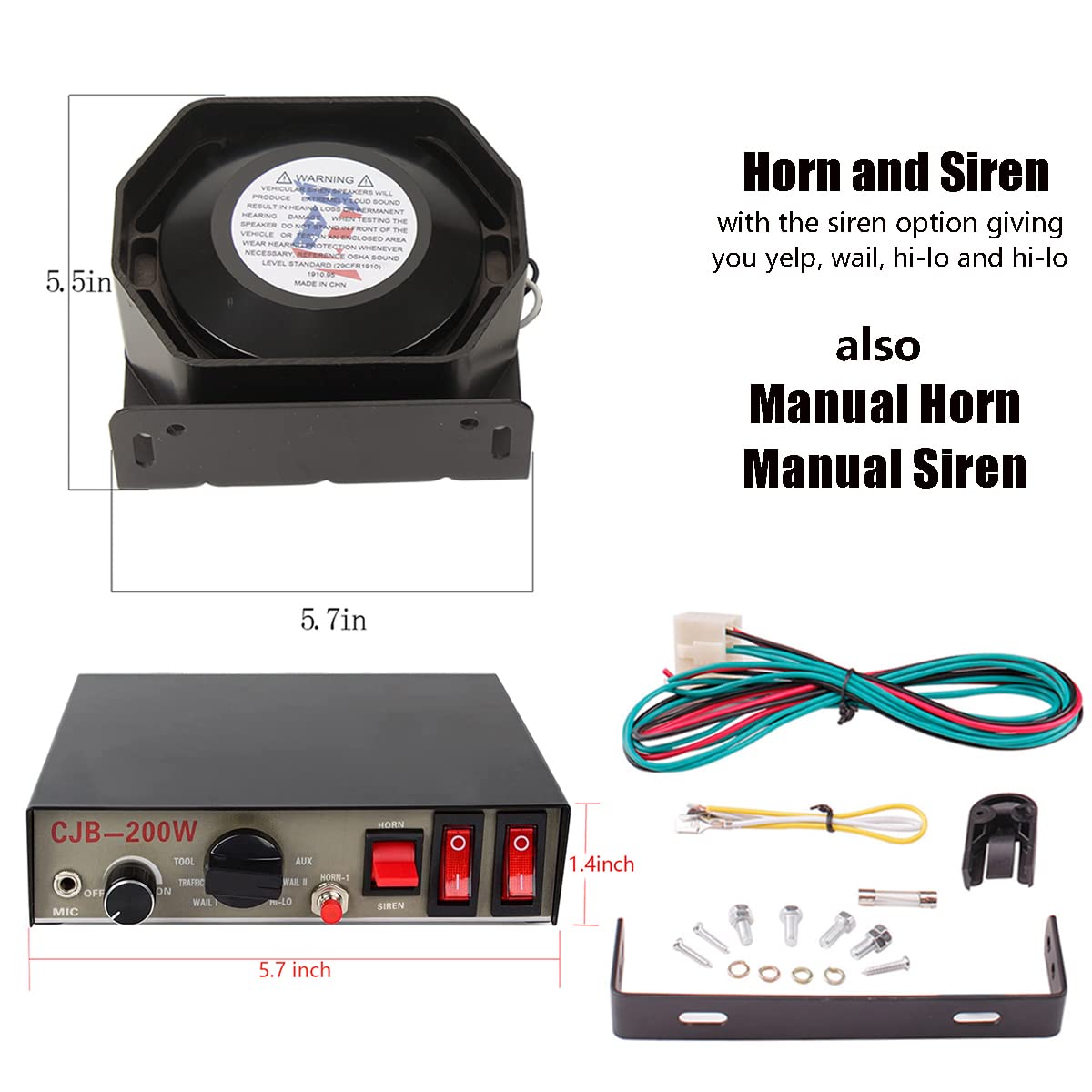 PA Speaker with Mic 12V Q83910