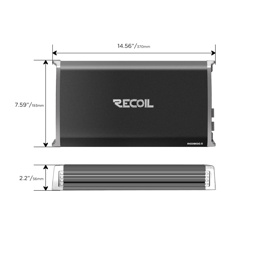 5-Channel Car Audio Amplifier 1800W H278
