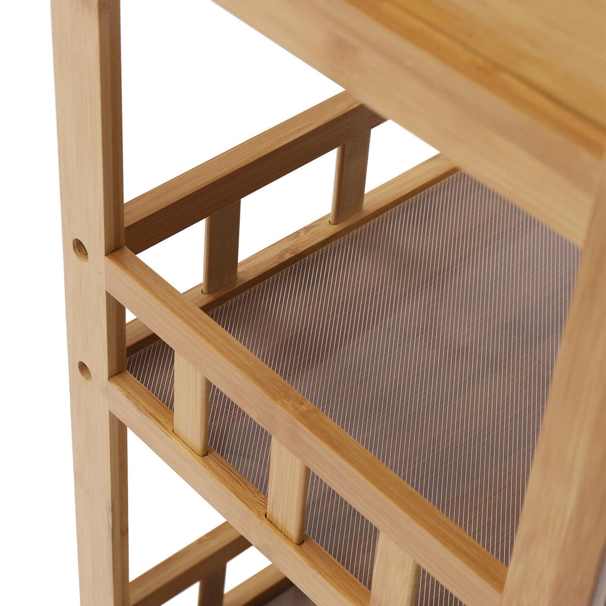 3-Tier Bamboo Kitchen Cart with Drawer W472744