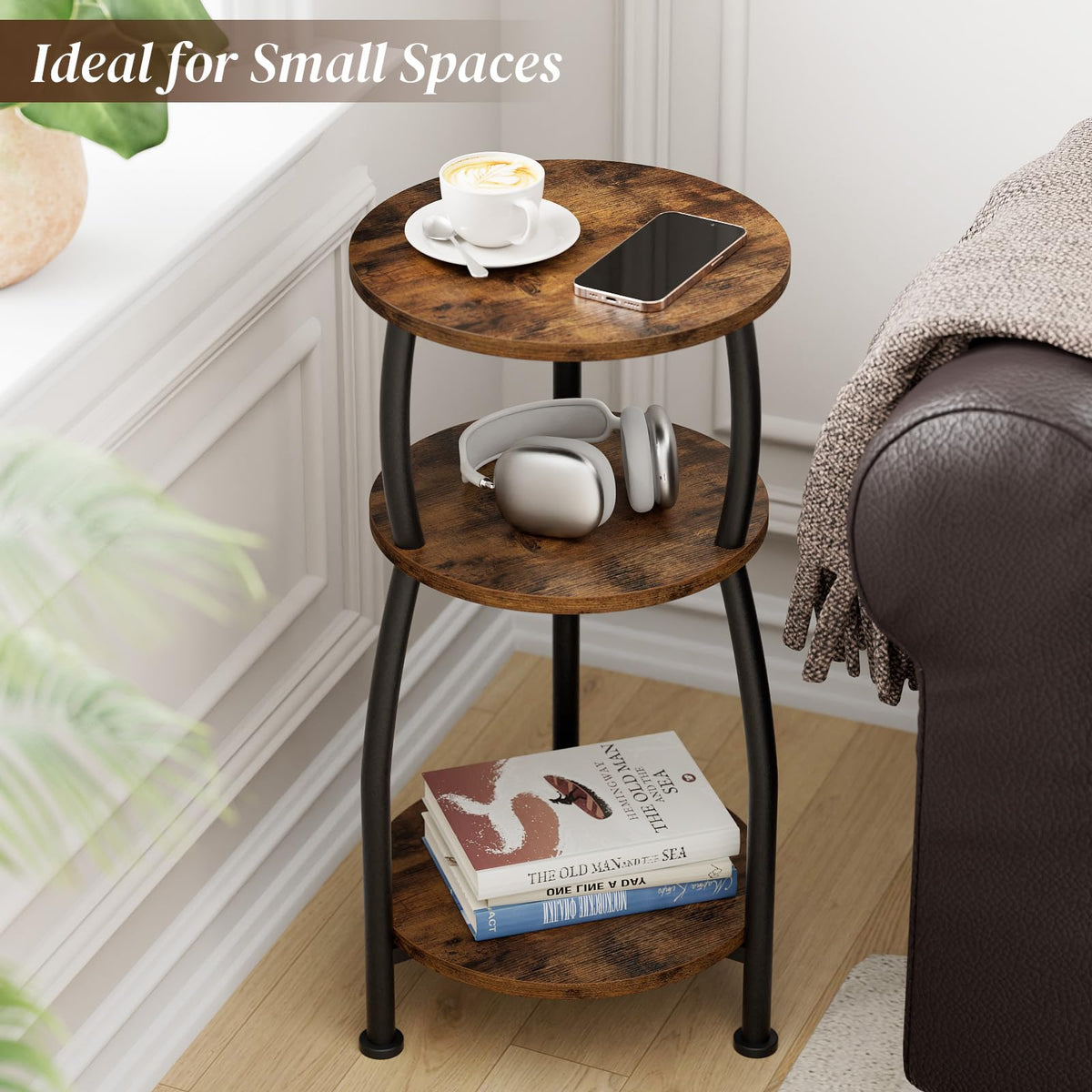 Round 3-Tier Side Table L59222