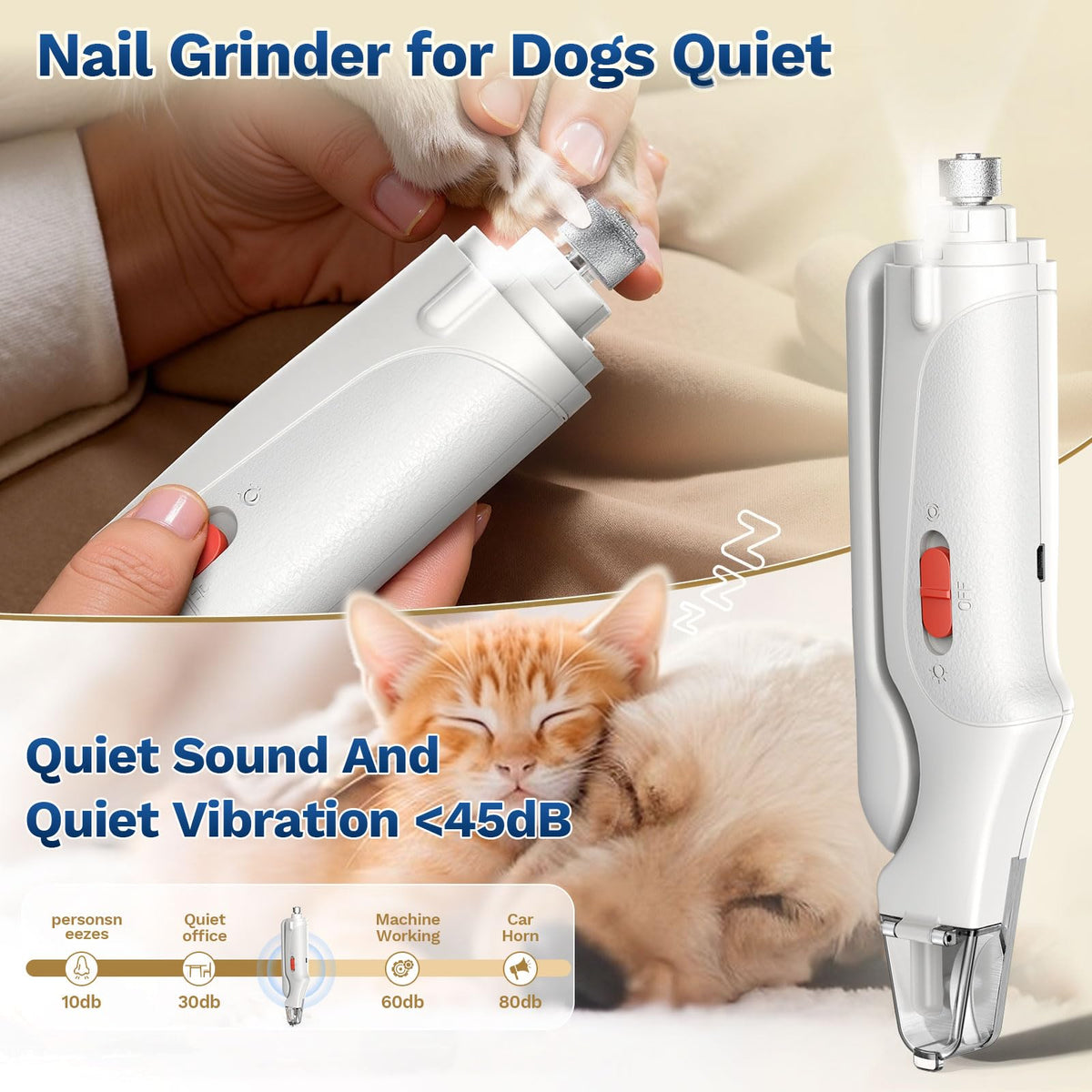2-in-1 Dog & Cat Nail Clippers and Grinder C412