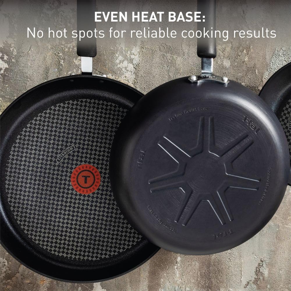 Hard Anodized Nonstick Fry Pan Set, 2-Pack V9647