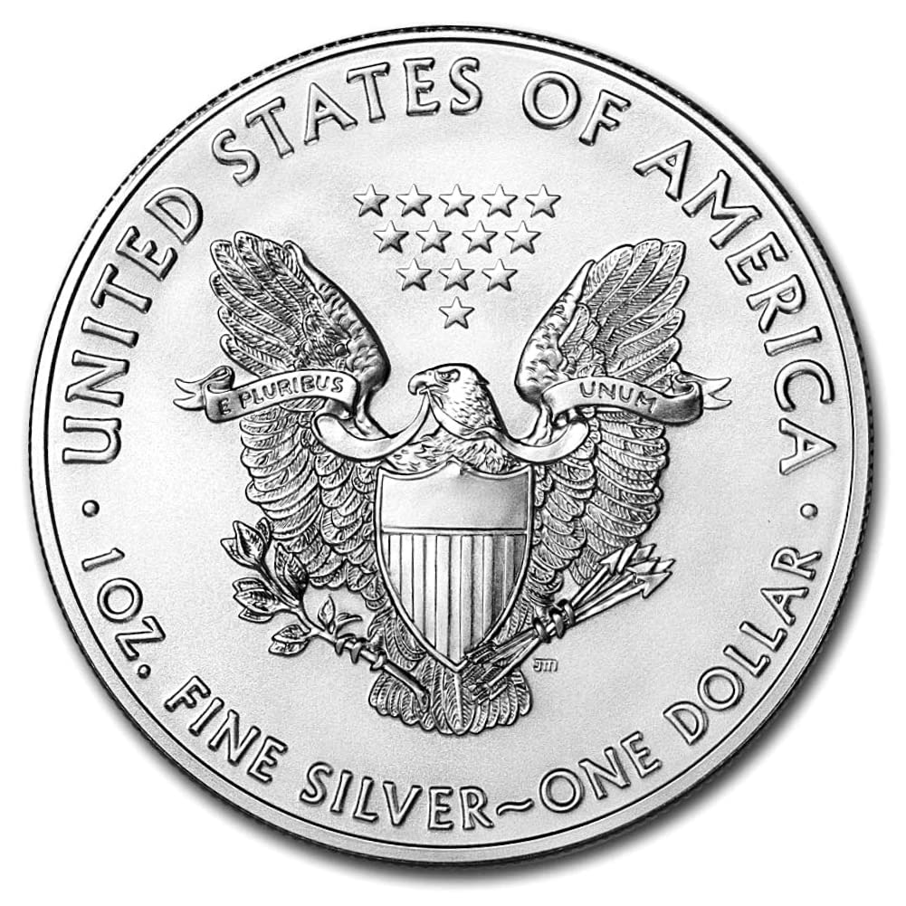 10 1 oz American Silver Eagles Coins O156