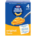 Kraft Mac and Cheese, 4 Boxes, Original Flavor, 7.25 oz U27497