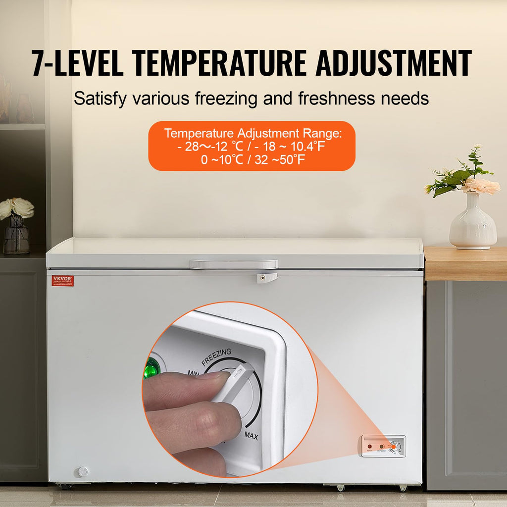 12.8 Cu.ft Chest Freezer with 4 Removable Baskets X51980
