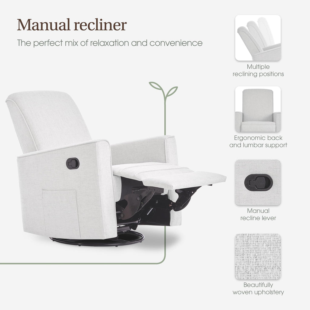Upholstered Manual Glider Recliner S718171