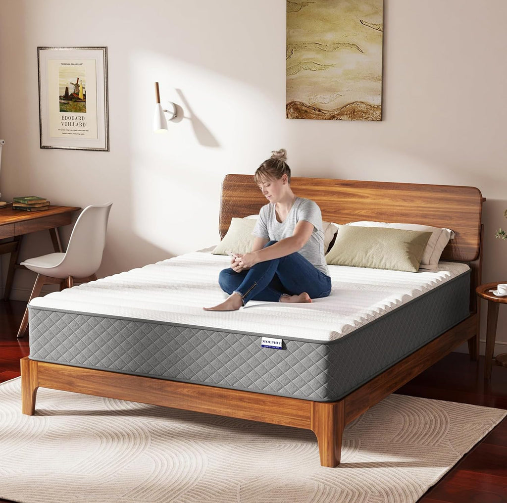 10 Inch Full Size Medium Firm Hybrid Mattress Z259156