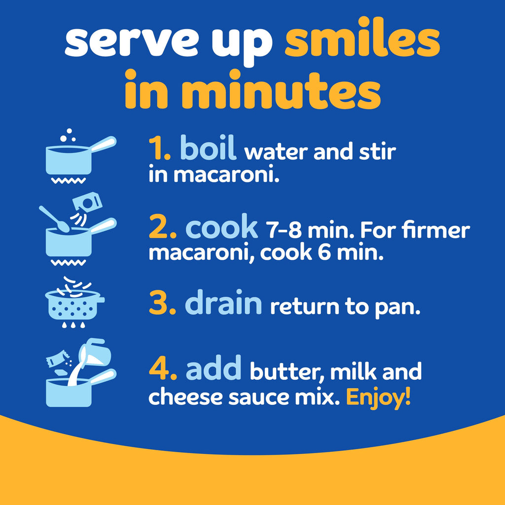 Kraft Mac and Cheese, 4 Boxes, Original Flavor, 7.25 oz U27497