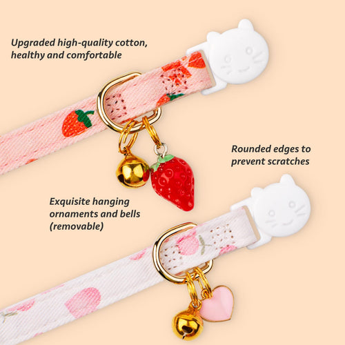 2 Pack Cotton Cat Collar C816038