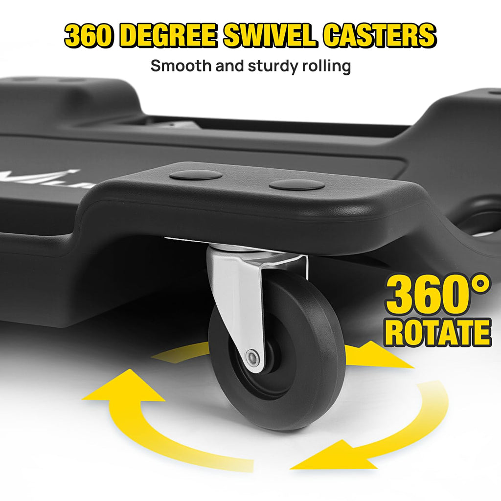 40" Mechanic Plastic Creeper with Padded Headrest Y9208