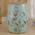 Ceramic Drum Garden Stool S446095