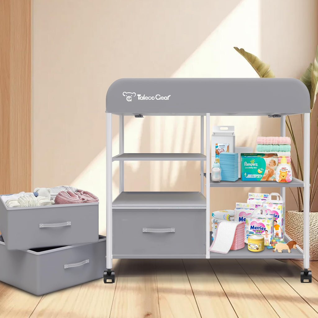 Portable Baby Changing Table with 3 Storage Baskets Z443
