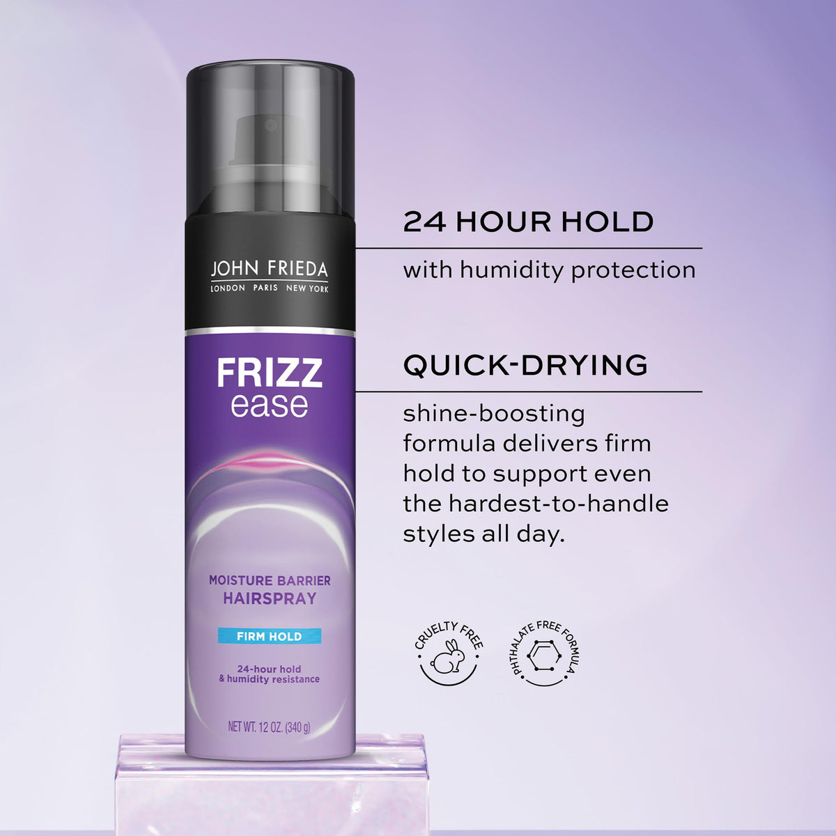 Firm Hold Hairspray 12 Oz Pack of 2 U76268