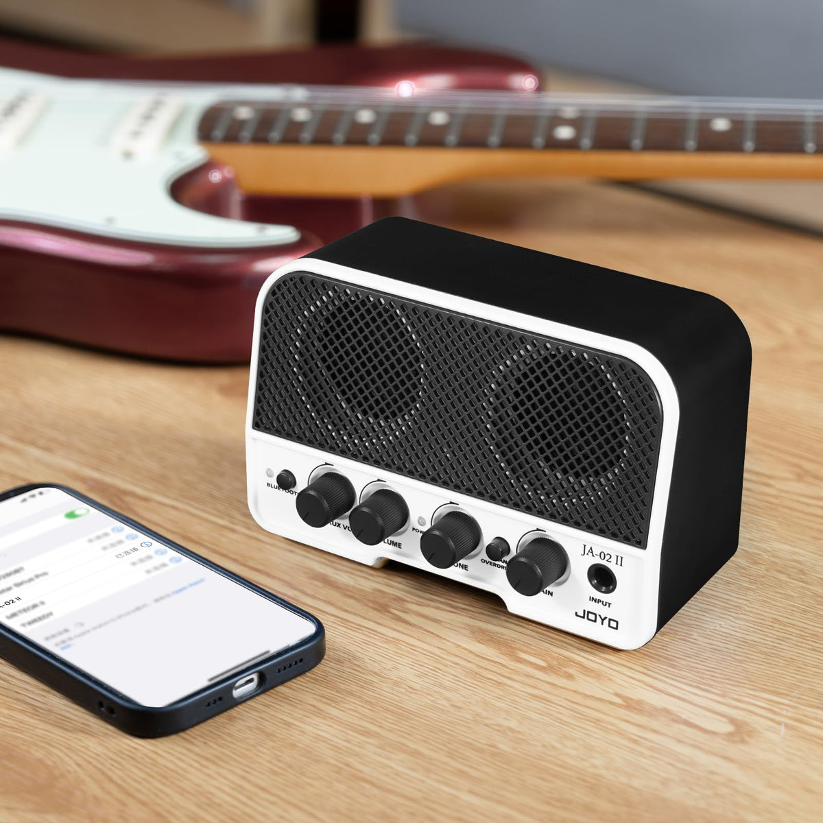 5W Portable Electric Guitar Practice Amplifier with Bluetooth I328005