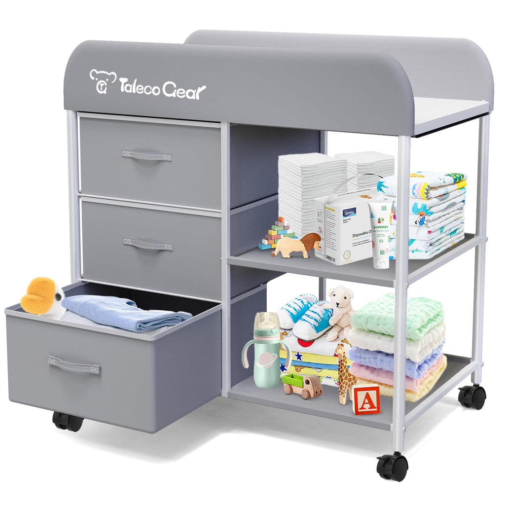 Portable Baby Changing Table with 3 Storage Baskets Z443