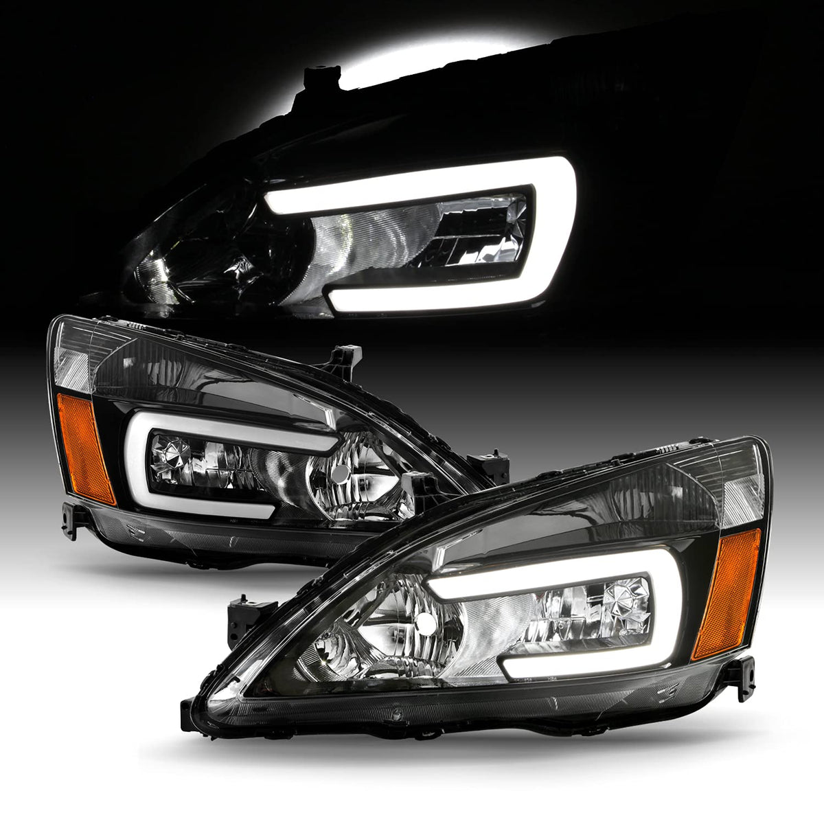 Black Headlights Pair P75065