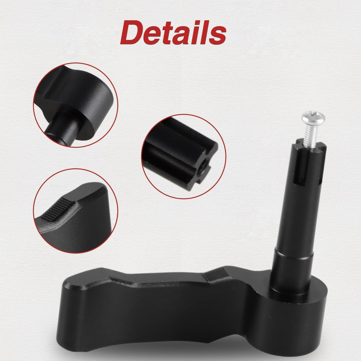 Black Aluminum Thumb Throttle Control Lever Y6598