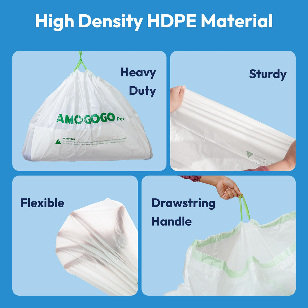 20 Pack Cat Litter Bags with Drawstring X326