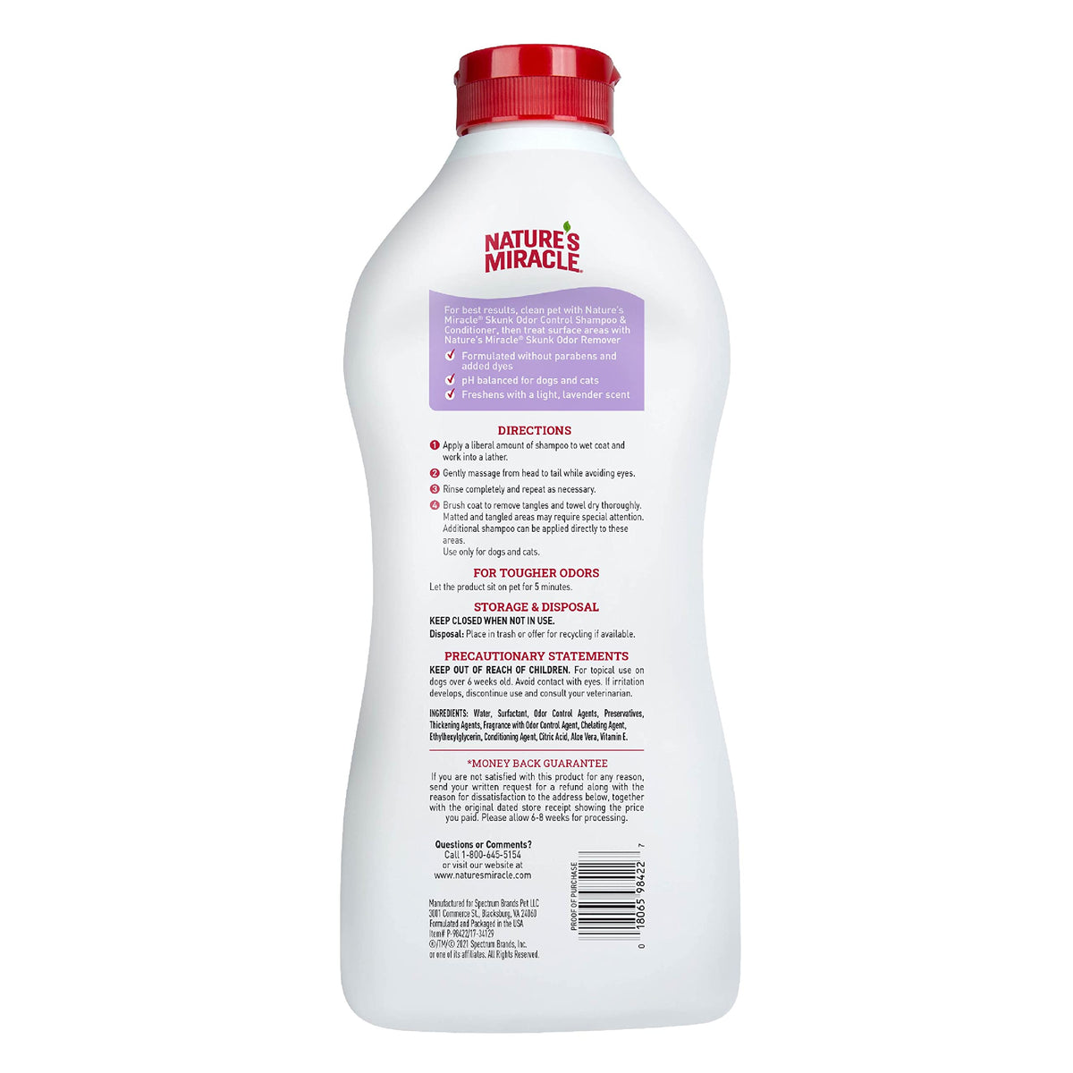 Skunk Odor Control Shampoo & Conditioner, 32 oz L4453