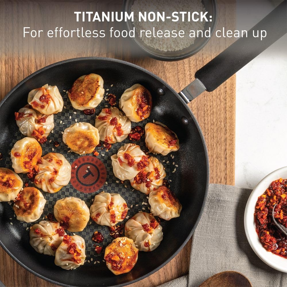 Hard Anodized Nonstick Fry Pan Set, 2-Pack V9647